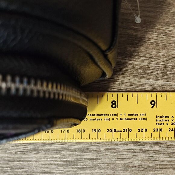 CXL by Christian Lacroix Camera Bag Womens Black Eve Pebble Detachable Mini Zip - Picture 15 of 16